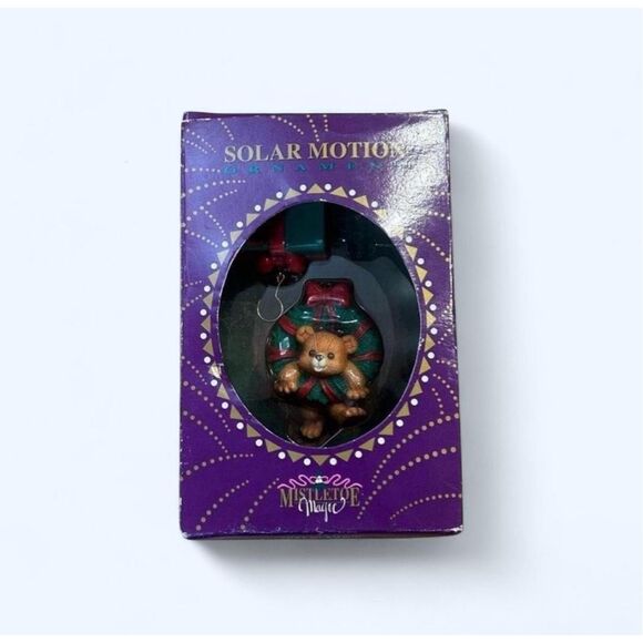 Solar Motion Bear Christmas Ornament - Picture 1 of 8